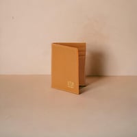 Image 2 of Cactus Leather BiFold Card Wallet - Cognac