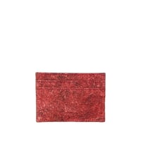Image 2 of Kochi| Coconut Leather Card Holder - Wine Red