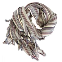 Image 2 of Casablanca Sustainable Turkish Towel / Blanket - Gray