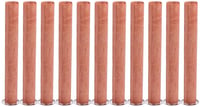 Image 1 of 8pcs Wooden Candle Wicks Round Tube Smokeless Candle Cores Replacement