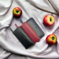 Image 4 of Kivik | Apple Leather Long Zip Wallet - Wine Red