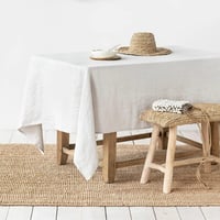 Image 5 of 100% Pure Linen Solid Color Table Cloth