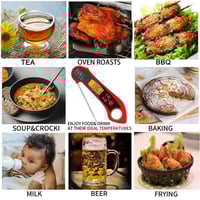 Image 5 of IP7 Waterproof Double Probe Foldable Digital Thermometer,With Probe