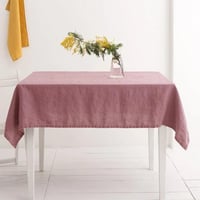 Image 9 of 100% Pure Linen Solid Color Table Cloth