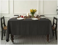 Image 10 of 100% Pure Linen Solid Color Table Cloth