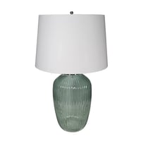 Image 1 of D16x27' Glass Table Lamp