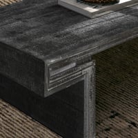 Image 7 of American Vintage Industrial Coffee Table, Premium Reclaimed Wood Texture