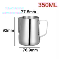 Image 7 of Fantastic Kitchen Stainless Steel Milk Frothing Jug Espresso Coffee Pitcher