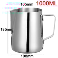 Image 8 of Fantastic Kitchen Stainless Steel Milk Frothing Jug Espresso Coffee Pitcher
