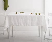 Image 15 of 100% Pure Linen Solid Color Table Cloth