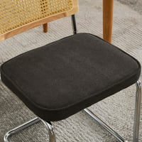 Image 13 of Mid Century Modern Dining Chairs Set of 2, Accent Chairs With Cane Back &amp; Chrome Base