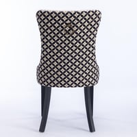 Image 7 of Classic Velvet High-End Tufted Solid Wood Contemporary Upholstered Dining Chair