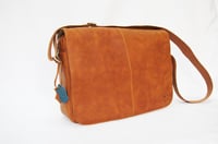 Image 2 of Vintage by MJ - Messenger Bag Men and Women Leather -Moroccan Leather - Handmade