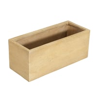 Image 1 of MGO Handmade Rectangle Planter Box,  Antique Brown