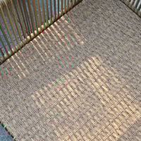 Image 6 of New Comming Outdoor PE Brown Wicker 2seats Sofa With Grey Cushion and Table Set