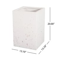 Image 3 of MGO Handmade Rectangle Planter Box, 20''H, White