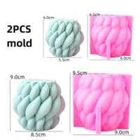 Image 10 of DIY Candle Silicone Mold Making Mold Geometric Mould 3D Shape Resin Epoxy