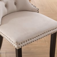 Image 12 of Classic Velvet High-End Tufted Solid Wood Contemporary Upholstered Dining Chair