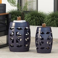 Image 1 of Metal S/2 End Table