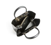 Image 3 of Jane - Black Vegan Leather Satchel