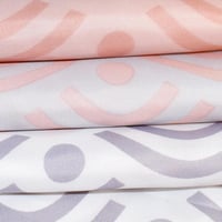 Image 3 of Nordic Shower Curtain Geometric Color Block Bath Curtains Bathroom for Bathtub Bathing Cover Extr...