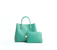Image 1 of Jane - Tiffany Blue Vegan Leather Satchel