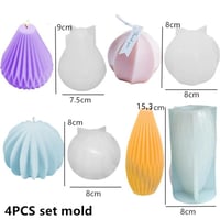 Image 14 of DIY Candle Silicone Mold Making Mold Geometric Mould 3D Shape Resin Epoxy