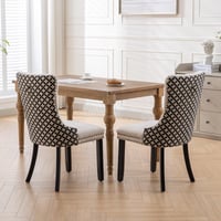 Image 15 of Classic Velvet High-End Tufted Solid Wood Contemporary Upholstered Dining Chair