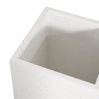 Image 9 of MGO Handmade Rectangle Planter Box, 20''H, White