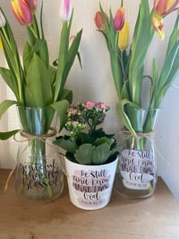 Image 2 of Teaching is a work of heart Glass Vase Plant pot 