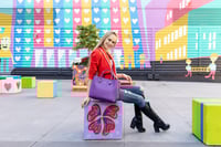 Image 6 of Jane - Black Vegan Leather Satchel