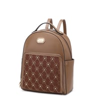 Image 12 of Wildflower Blossom Handmade Classy Work &amp; Travel Backpack