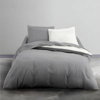 Image 1 of Bedding set TODAY White Light grey 200 x 200 cm
