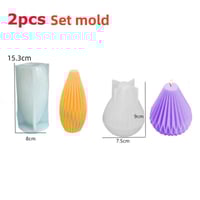 Image 18 of DIY Candle Silicone Mold Making Mold Geometric Mould 3D Shape Resin Epoxy