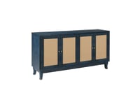 Image 13 of Handcrafted Premium Grain Rattan Sideboard Cabinet With 4 Doors and Adjustable