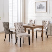 Image 18 of Classic Velvet High-End Tufted Solid Wood Contemporary Upholstered Dining Chair