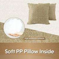 Image 3 of Outdoor/Indoor Throw Pillows, Decorative Throw Pillows with Inserts,