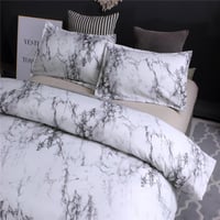 Image 3 of Marble Pattern Bedding Sets Polyester Bedding Cover Set 2/3pcs Twin