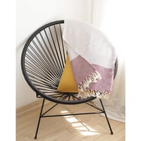 Image 1 of 70inches Turkish Cotton Handwoven Throw Blankets in Red