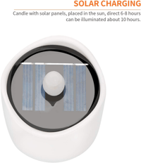 Image 5 of 6PCS Waterproof Smokeless Solar Candles Lights Flame Light