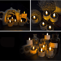 Image 4 of Solar Powered LED Candle Lights for Wedding Party Christmas Decoration