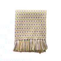 Image 8 of Pastoral Style Yellow Knitted Woolen Blanket