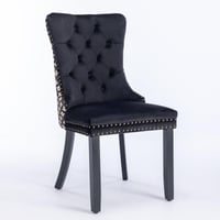 Image 24 of Classic Velvet High-End Tufted Solid Wood Contemporary Upholstered Dining Chair