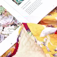 Image 4 of DaDa Bedding Yellow Floral Quilted Throw Blanket - Hummingbirds