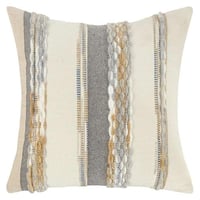 Image 10 of Boho Striped Chenille Throw Pillowcases