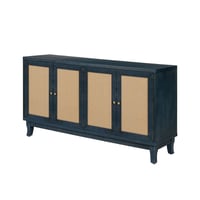 Image 21 of Handcrafted Premium Grain Rattan Sideboard Cabinet With 4 Doors and Adjustable