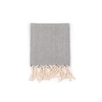 Image 1 of Handwoven Table Linen Peskir Spade | Dark Grey