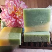 Image 2 of Cucumber and Melon Handmade Soap
