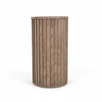 Image 1 of Round Strata Column Planters - Large