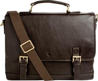 Image 1 of Hunter 15" Laptop Compatible Leather Briefcase